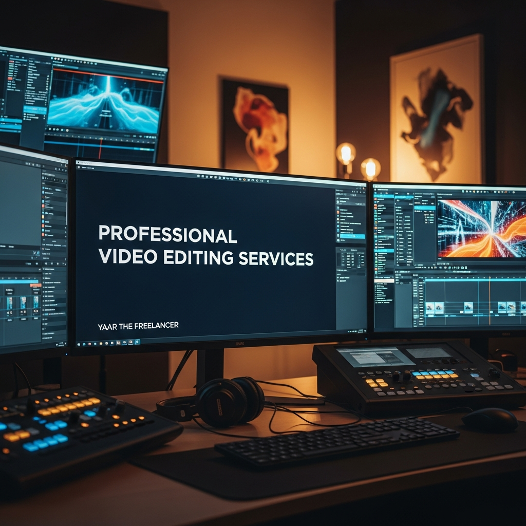 Professional Video Editing Services |                       Yaar The Freelancer  2025